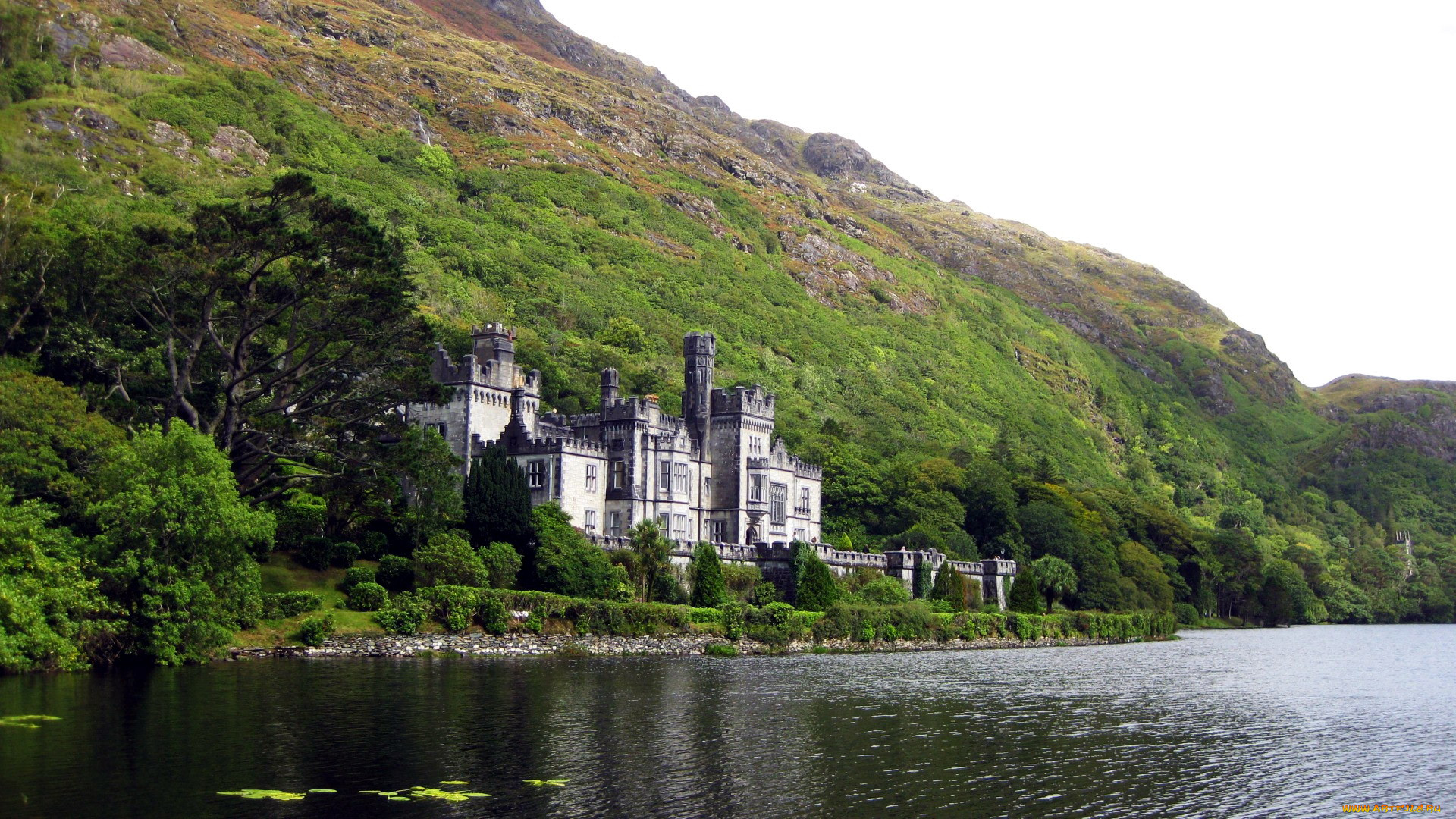 kylemore castle, connemara, ireland, ,  , kylemore, castle